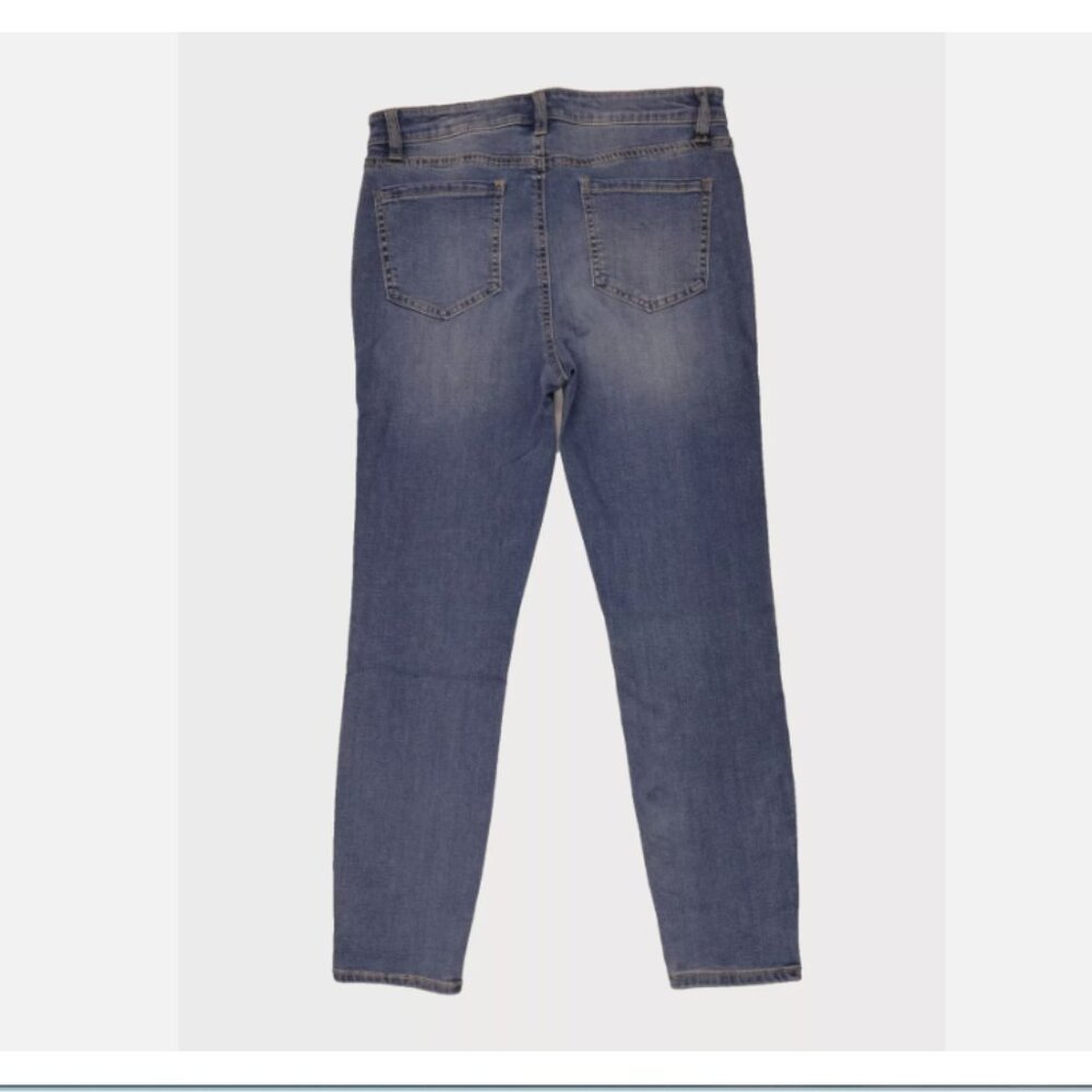 Buffalo David Bitton Women's Super Soft Capri Blue Denim 6/28 - Picture 3 of 3